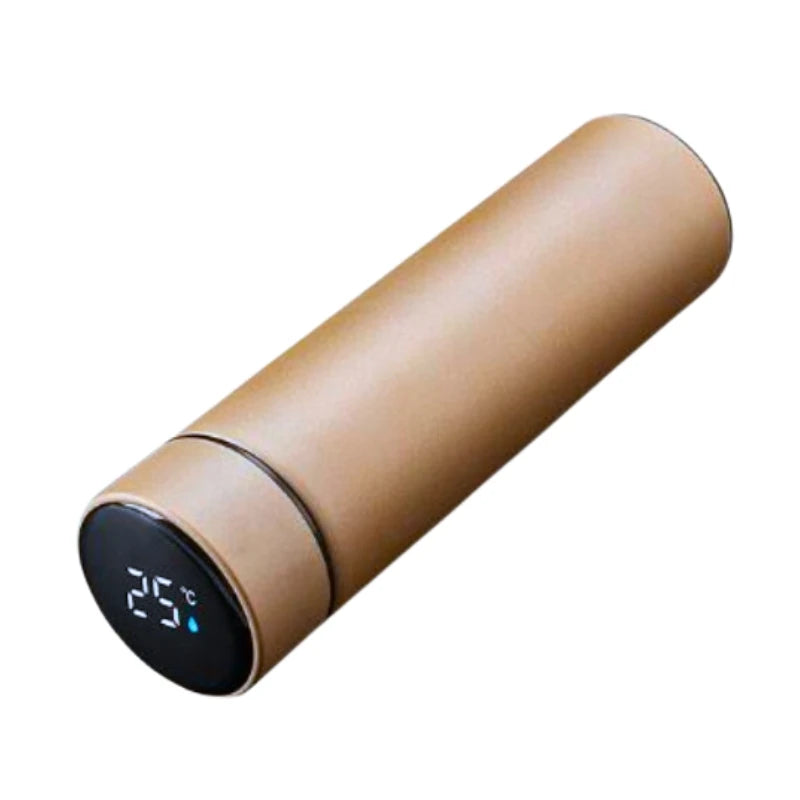 Garrafa Térmica Inteligente 500ml com Display de Temperatura em LED – Aço Inox