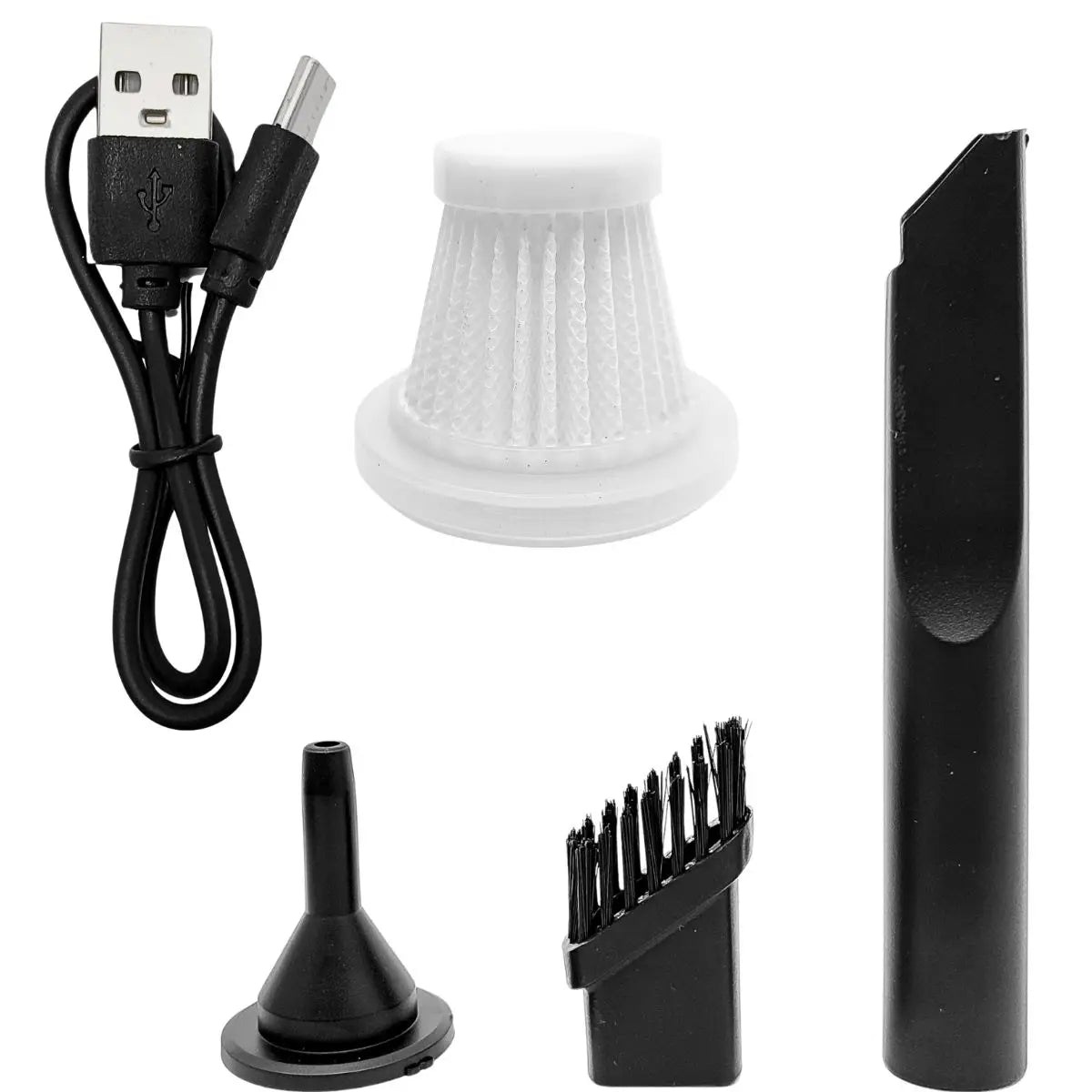 Aspirador de Pó Portátil 3 em 1 para Carros – Vacuum Cleaner AS-228 com Luz LED, Sopro e Sucção