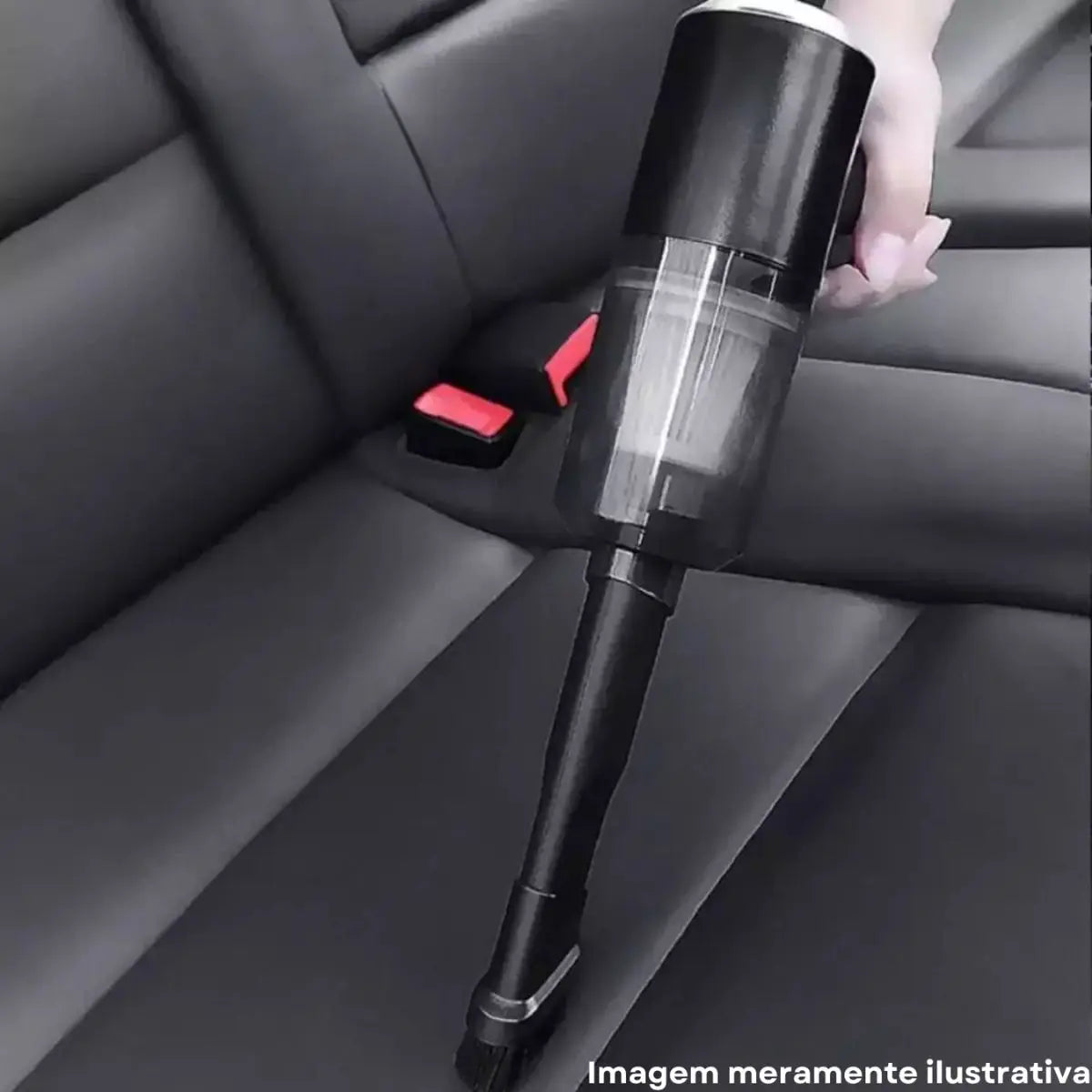 Aspirador de Pó Portátil 3 em 1 para Carros – Vacuum Cleaner AS-228 com Luz LED, Sopro e Sucção