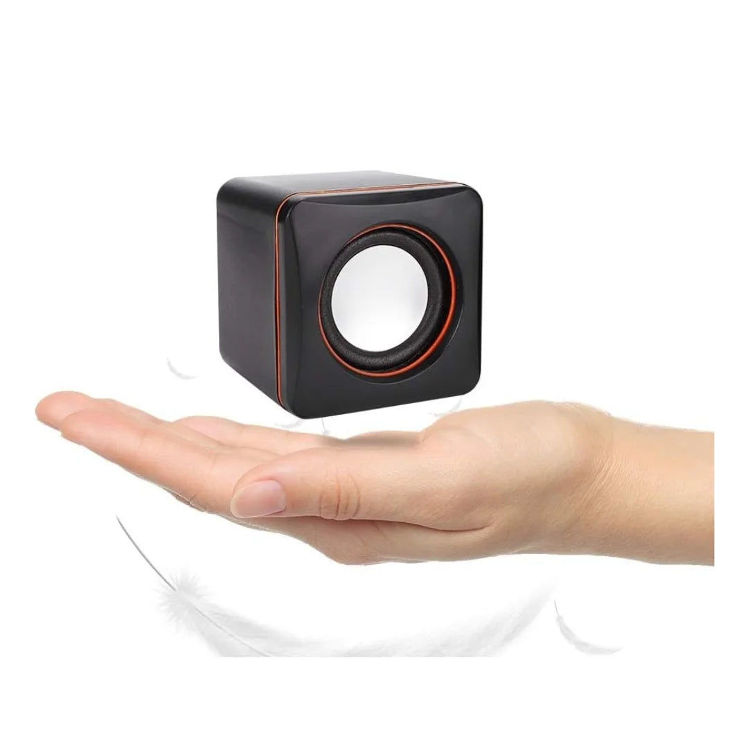 Mini Caixa de Som USB P2 para Computador e Notebook – Som Nítido com 6W de Potência Total