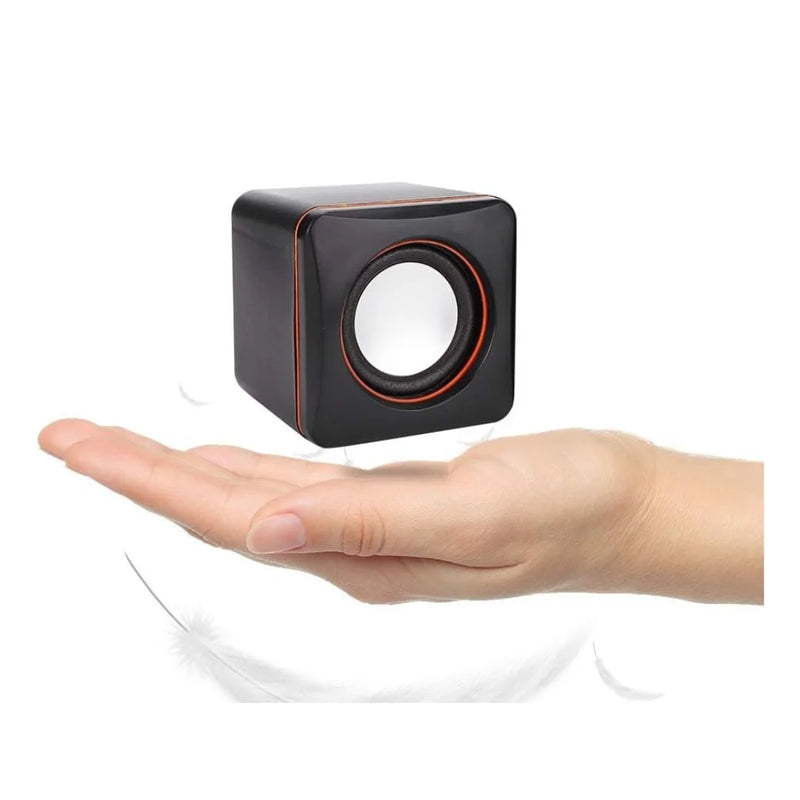 Mini Caixa de Som USB P2 para Computador e Notebook – Som Nítido com 6W de Potência Total