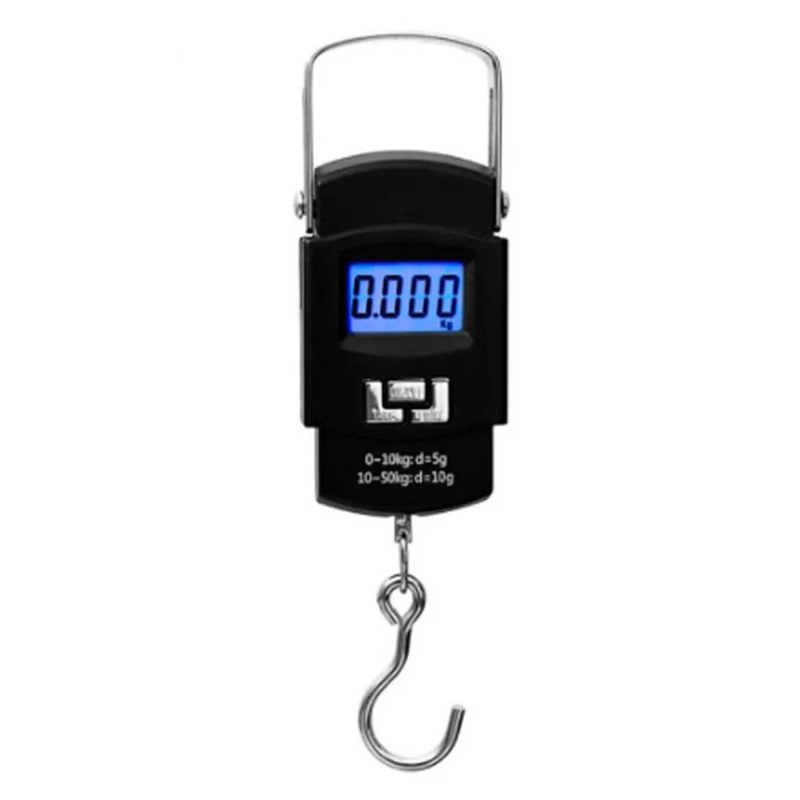 Balança Digital Portátil de Mão – Até 50kg | Ideal para Malas, Pesca e Uso Doméstico