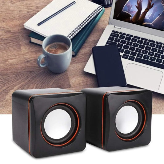 Mini Caixa de Som USB P2 para Computador e Notebook – Som Nítido com 6W de Potência Total